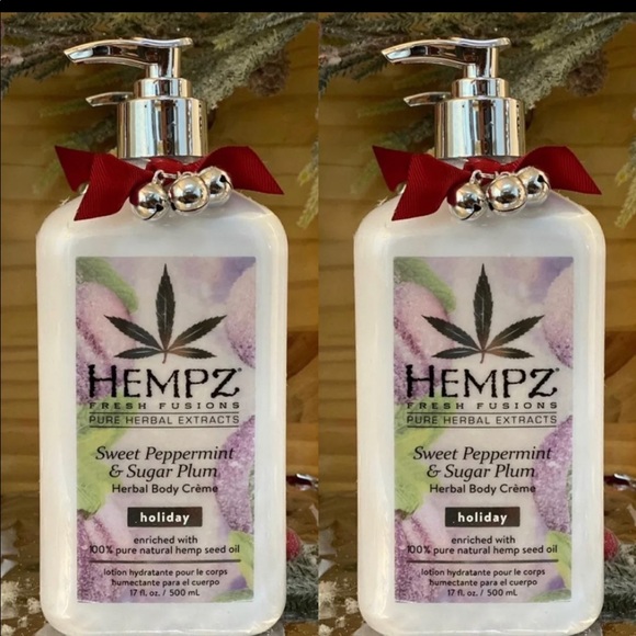 Hempz Lotion Sweet Peppermint Sugar Plum 17 oz - Picture 1 of 2